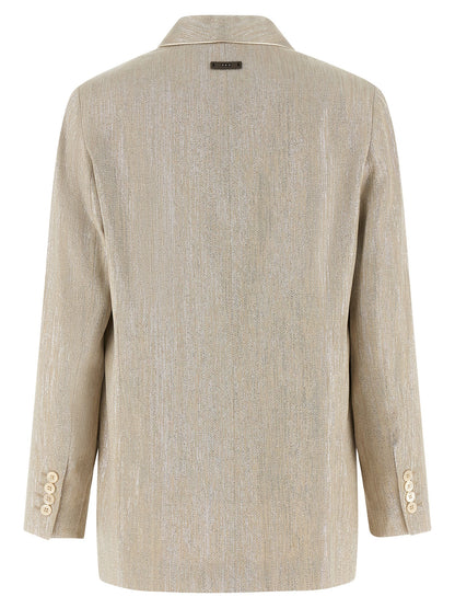 Beige Viscose Blazer