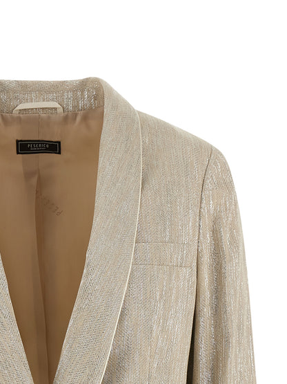 Beige Viscose Blazer
