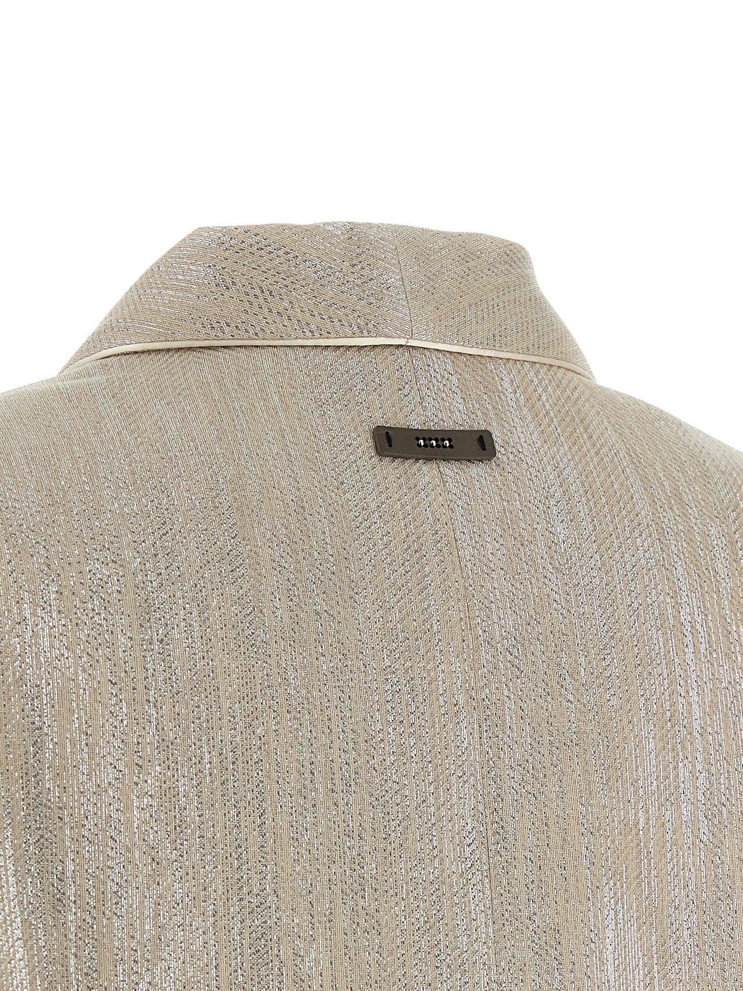 Beige Viscose Blazer