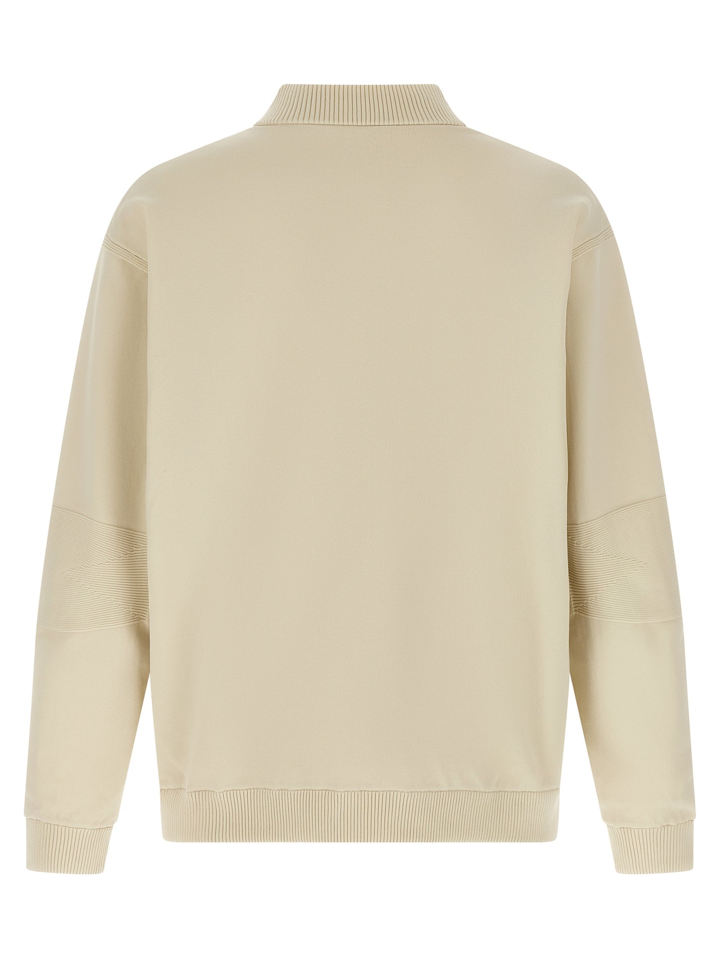 Beige Polyamide Bomber