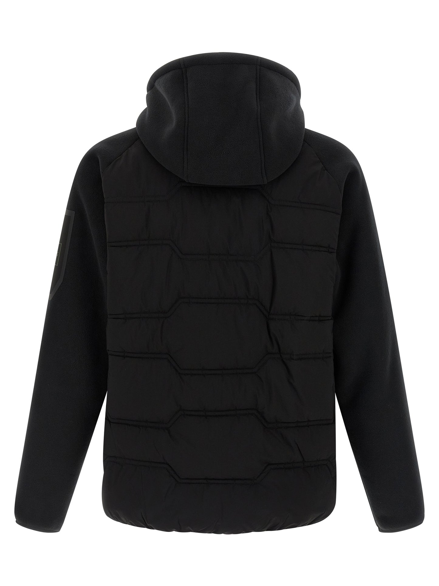 Black Polyester Shell Jacket