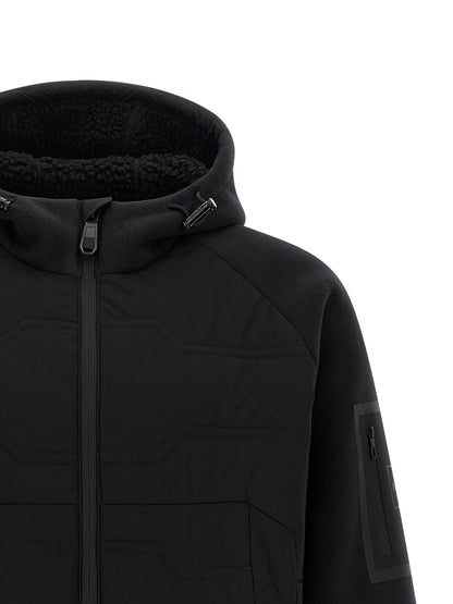 Black Polyester Shell Jacket