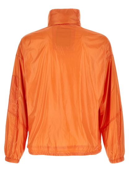 Orange Polyamide Shell Jacket