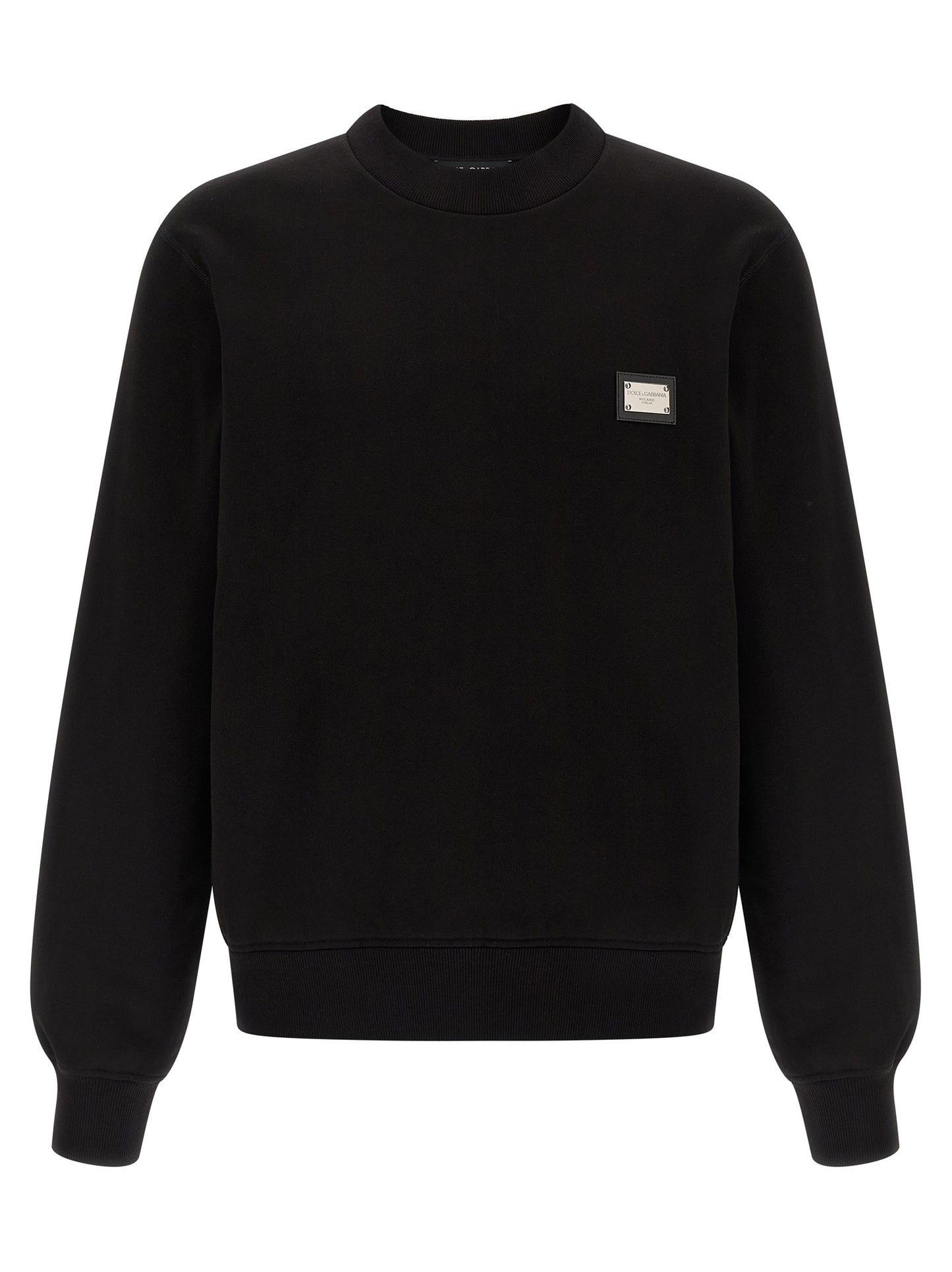 Black Cotton Sweatshirt