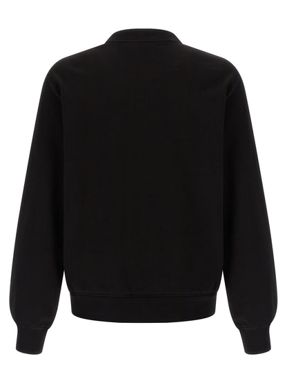 Black Cotton Sweatshirt