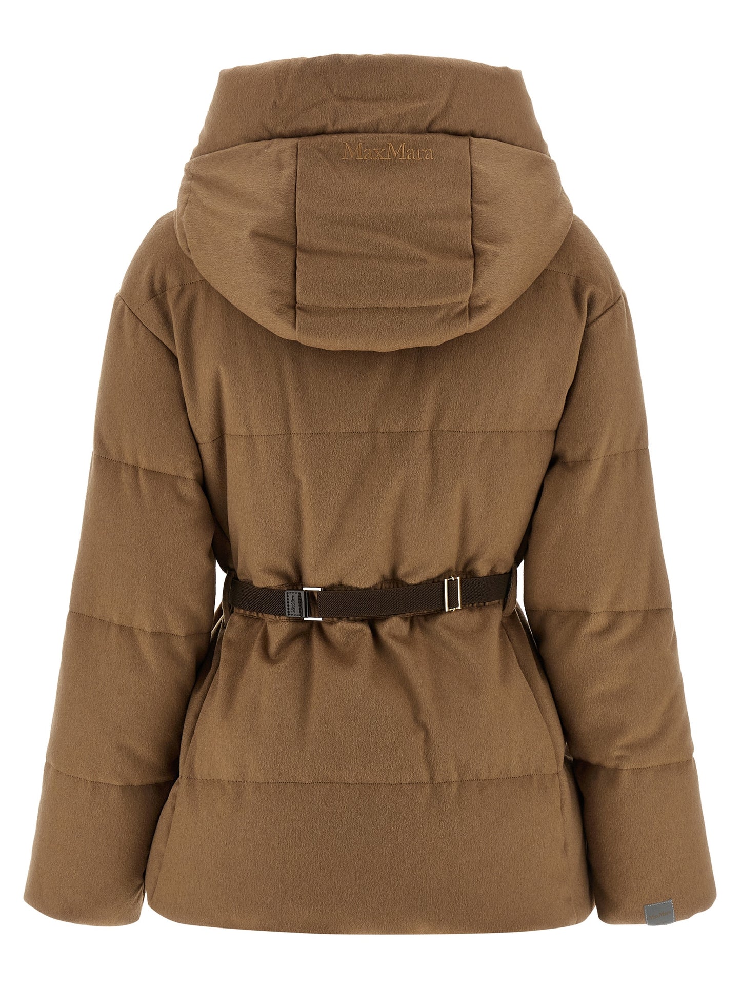 Brown Camel Hair  Full-Length Jacket