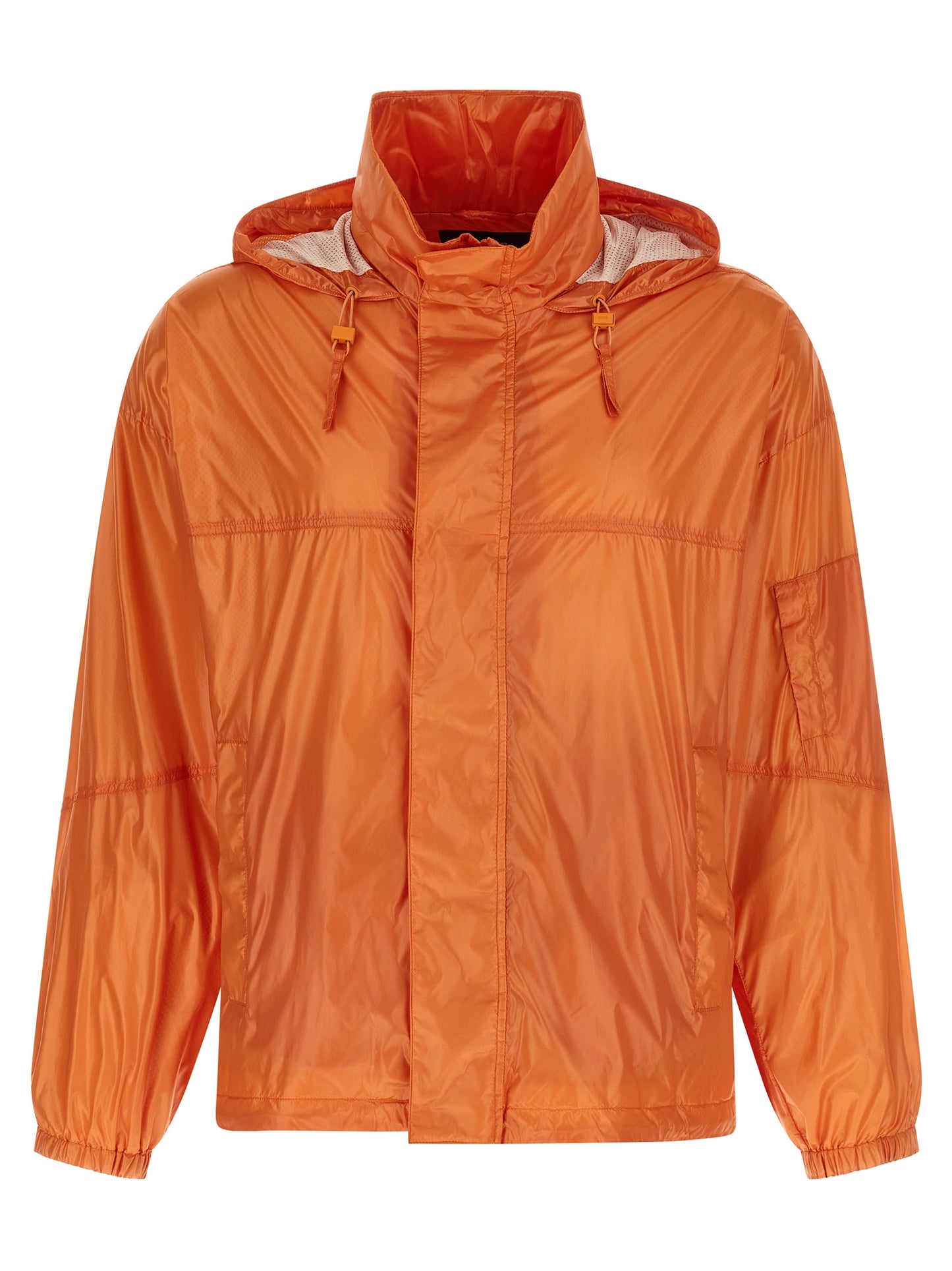Blue Polyester Shell Jacket