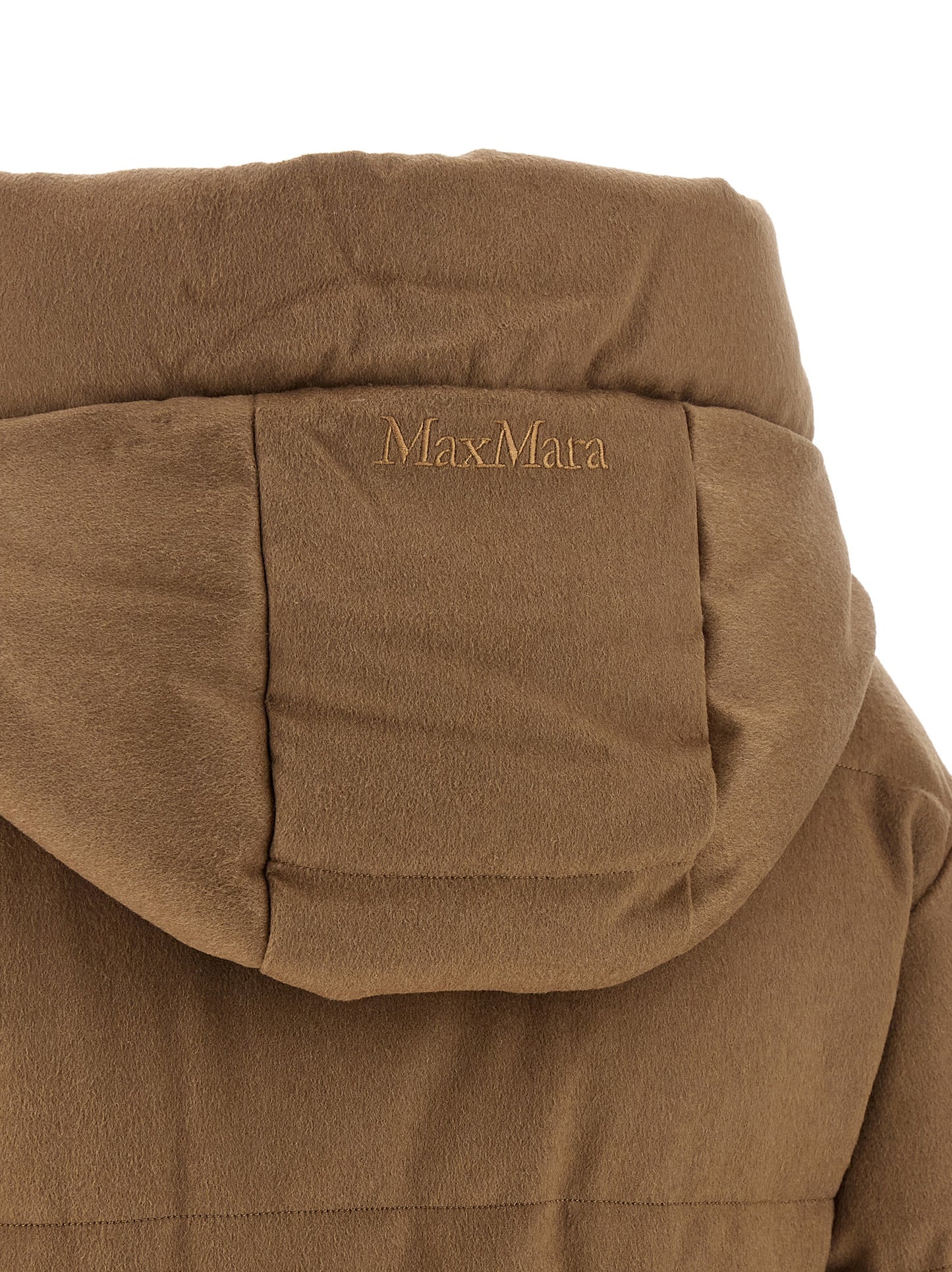 Brown Camel Hair  Full-Length Jacket