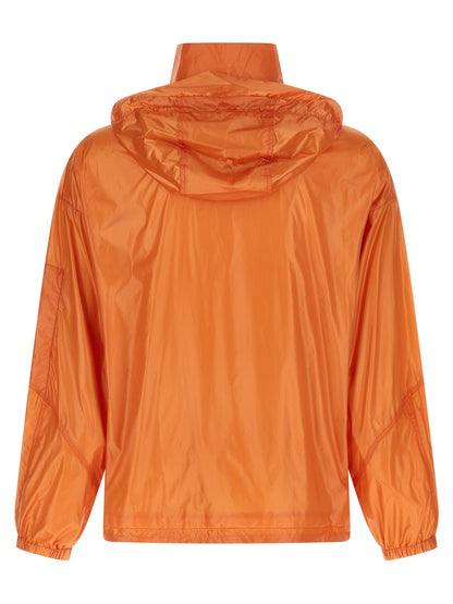 Blue Polyester Shell Jacket