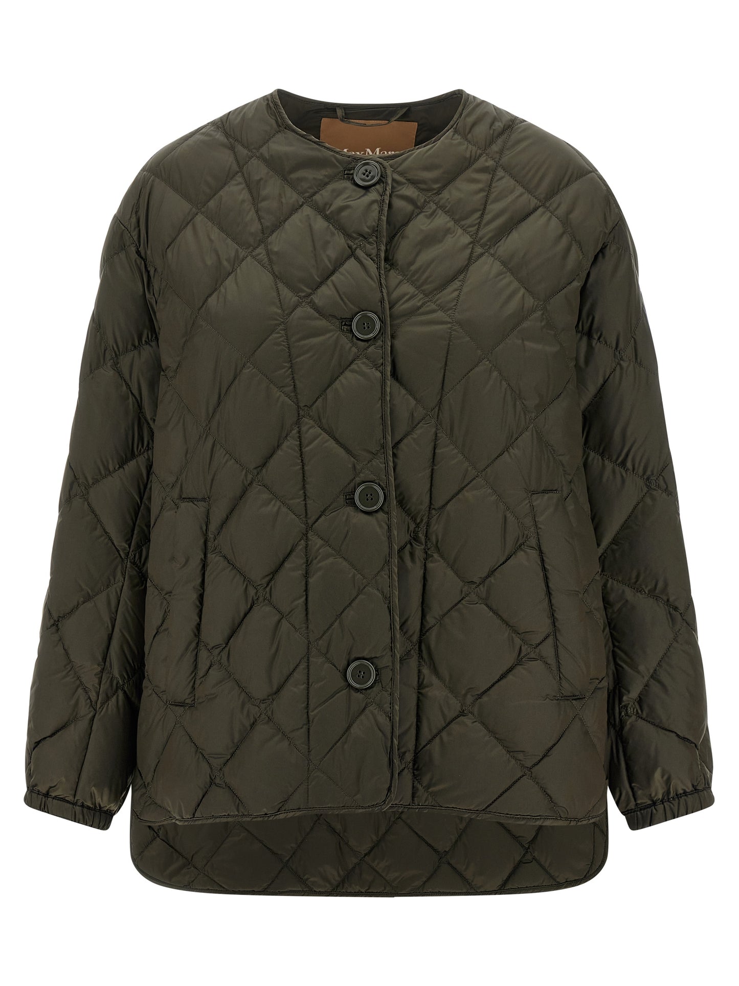 Bicolor Polyamide Full-Length Jacket