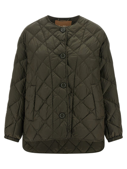 Bicolor Polyamide Full-Length Jacket