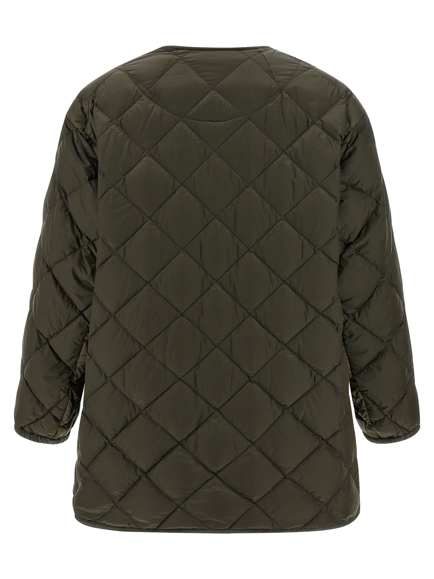 Bicolor Polyamide Full-Length Jacket