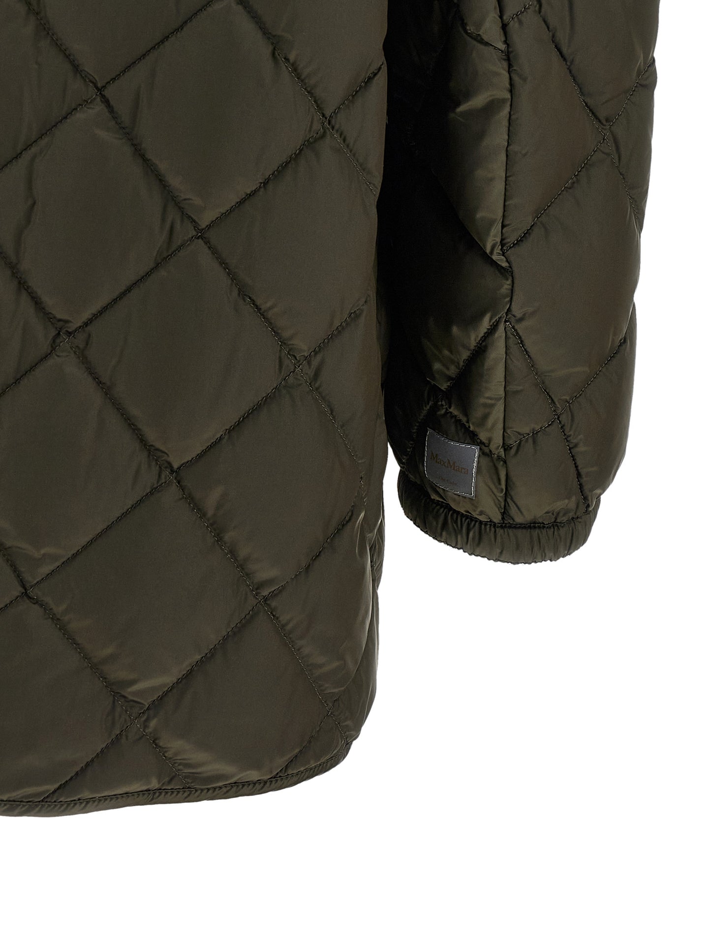 Bicolor Polyamide Full-Length Jacket