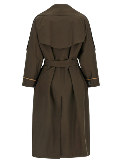 Bicolor Cotton Coat
