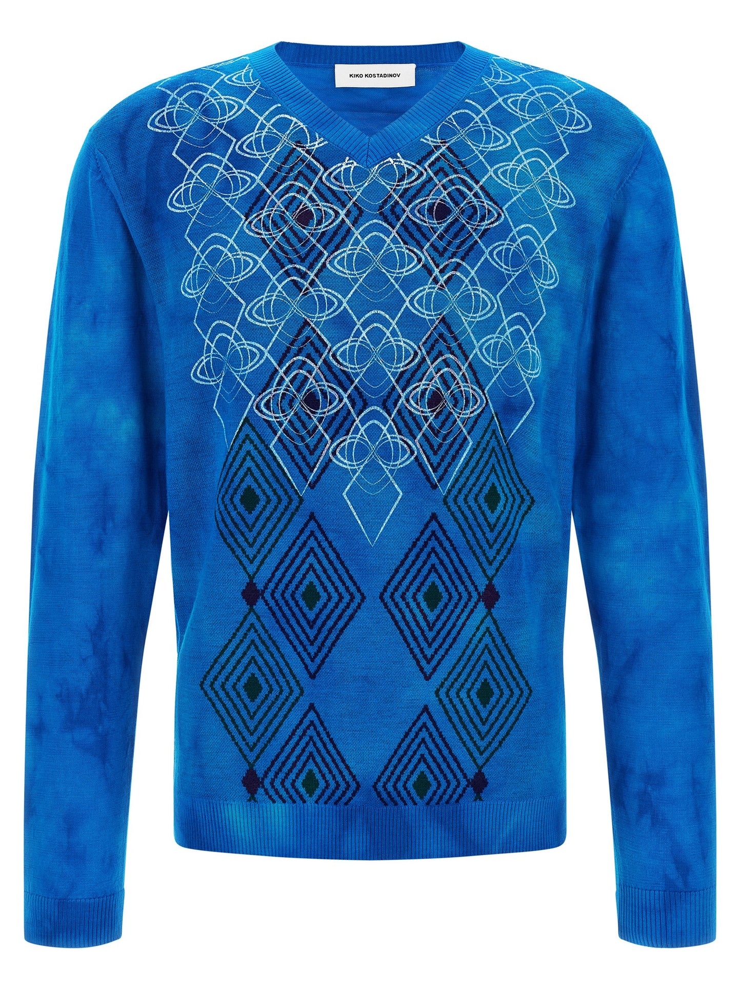 Blue Wool Cardigan
