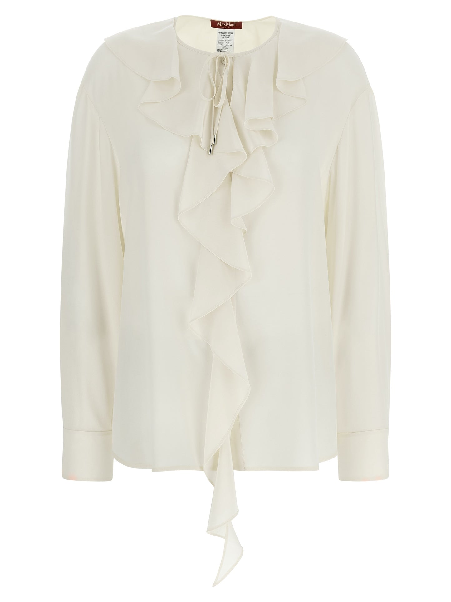 White Silk Blouse