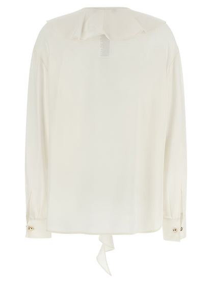 White Silk Blouse