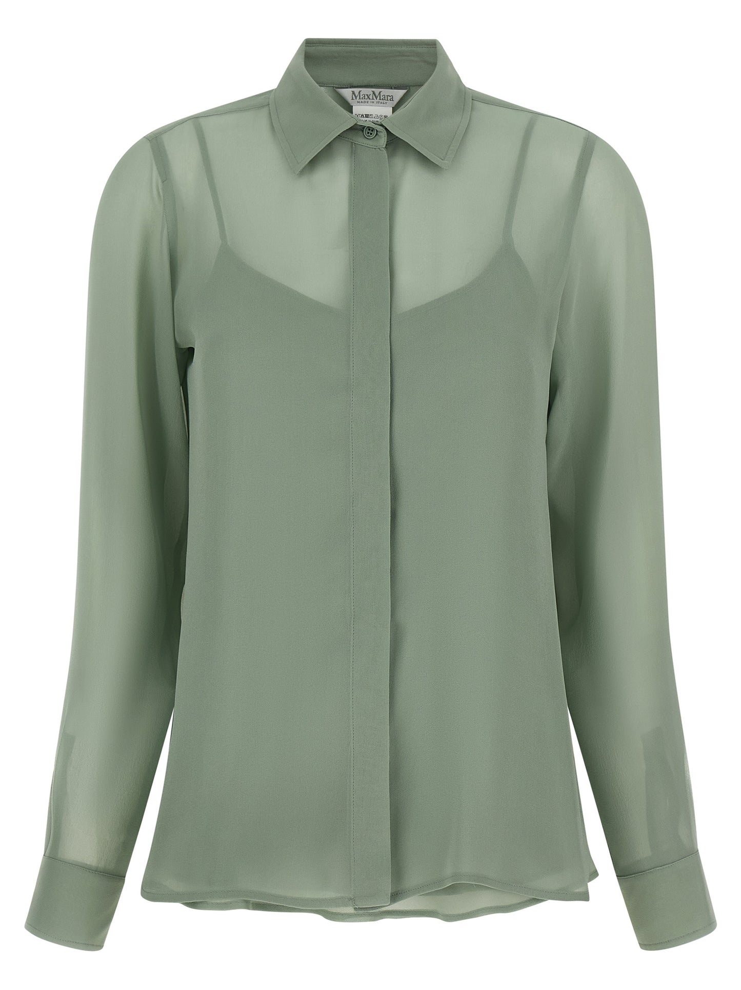 Bicolor Silk Blouse