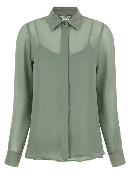 Bicolor Silk Blouse