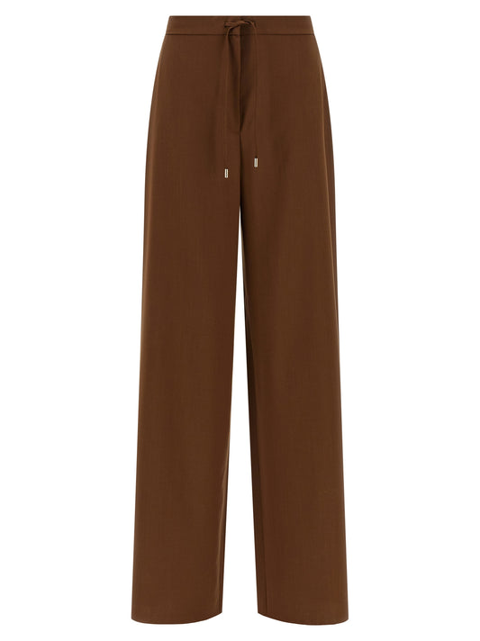Brown Virgin Wool Pants