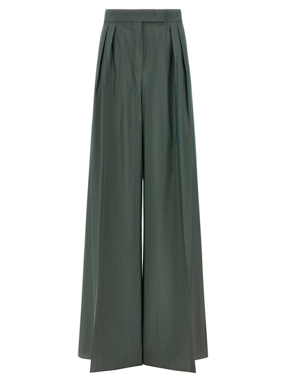 Bicolor Virgin Wool Casual Pants