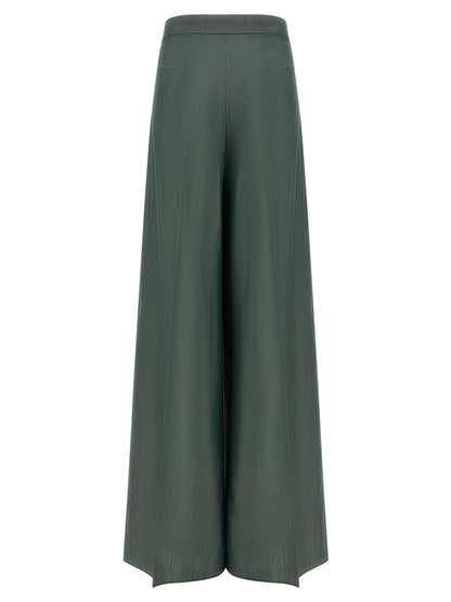 Bicolor Virgin Wool Casual Pants