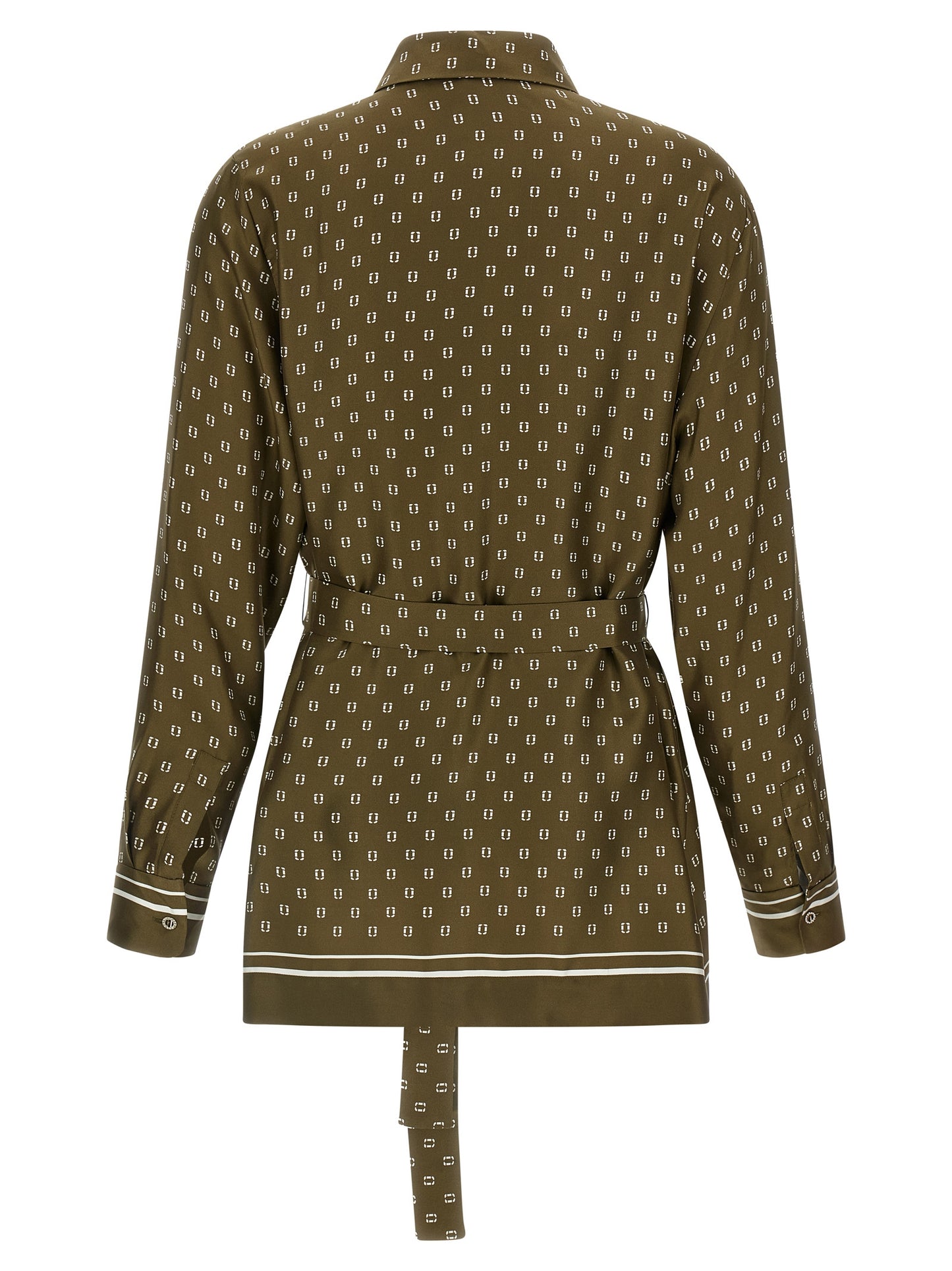 Bicolor Silk Blouse