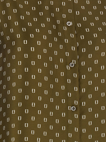 Bicolor Silk Blouse