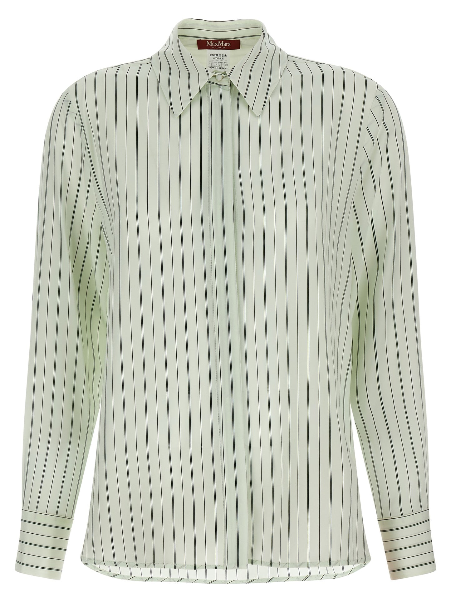 Bicolor Silk Blouse