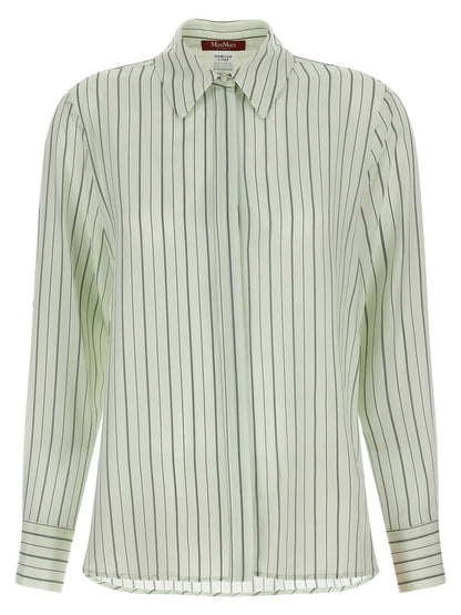 Bicolor Silk Blouse