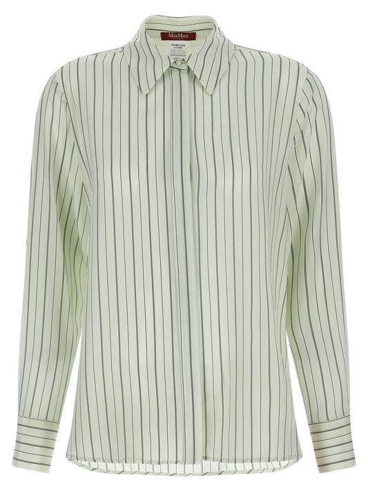 Bicolor Silk Blouse