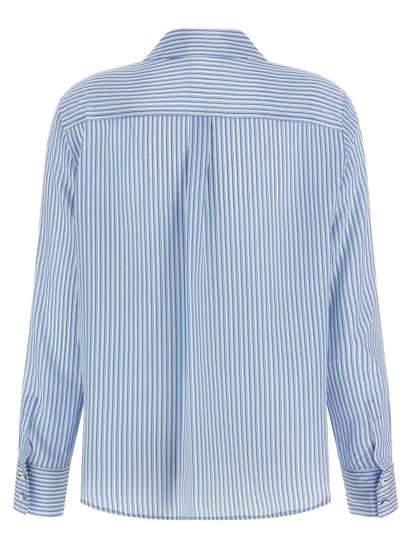 Blue Silk Blouse
