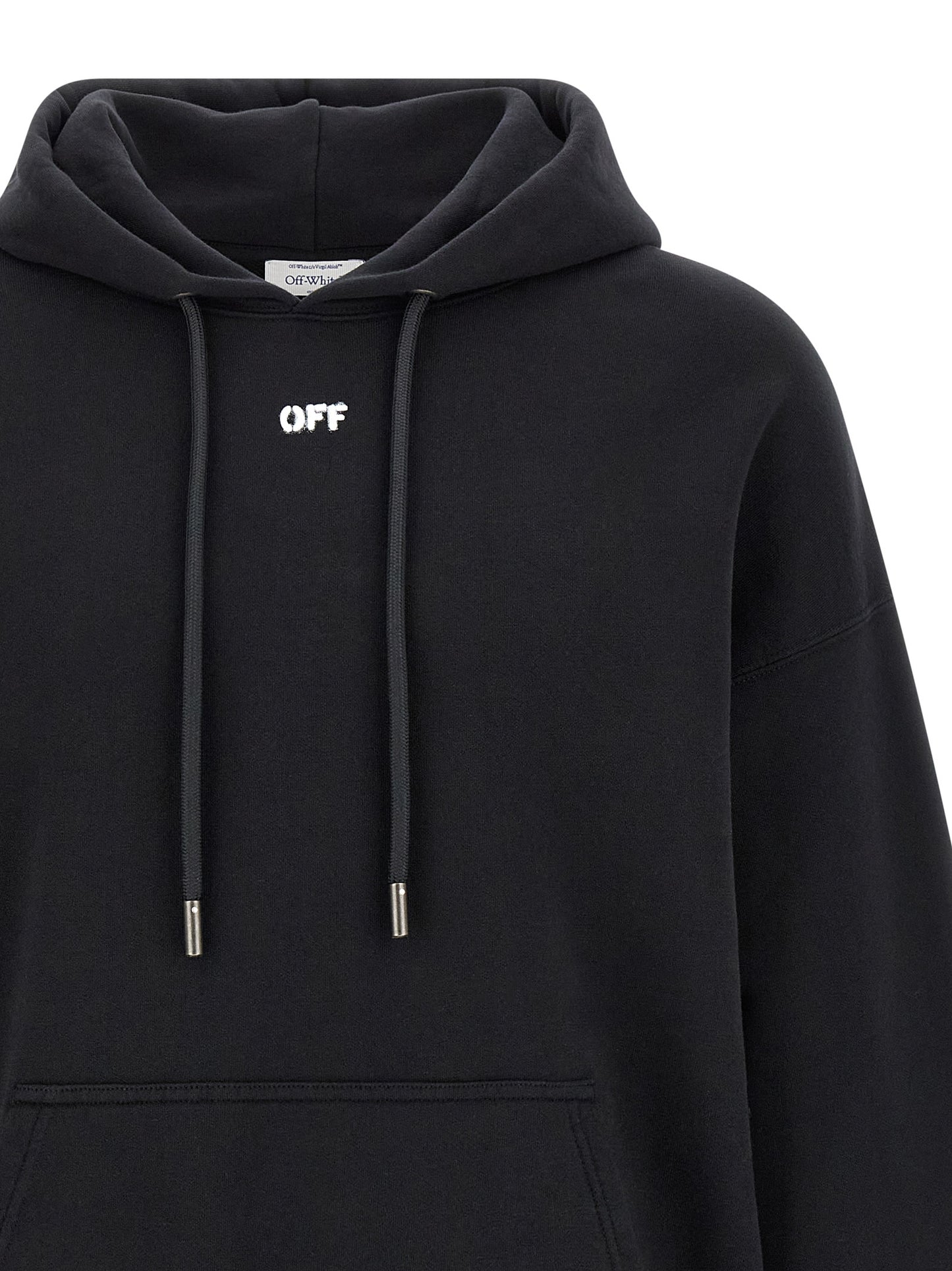 Black Cotton Sweatshirt