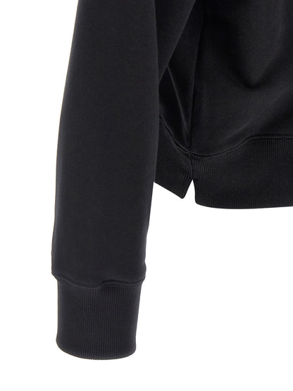 Black Cotton Sweatshirt
