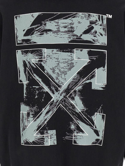 Black Cotton Sweatshirt