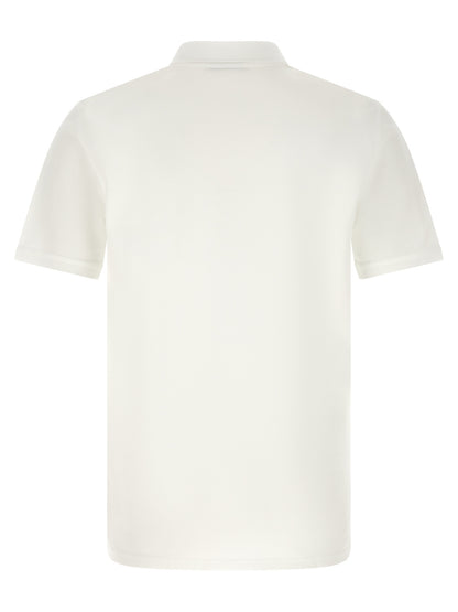 White Cotton Polo Shirt