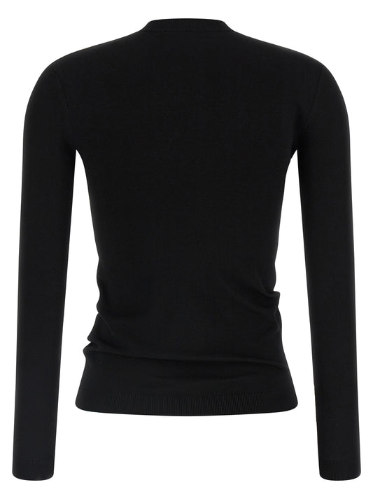 Black Viscose Cardigan
