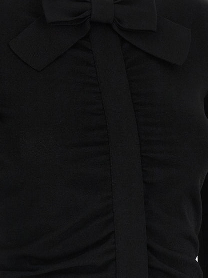 Black Viscose Cardigan