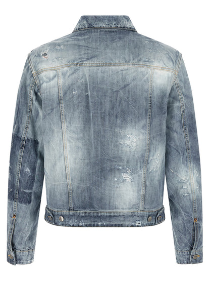 Blue Cotton Denim Jacket