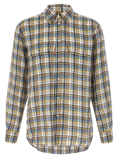 Multicolor Linen Blouse