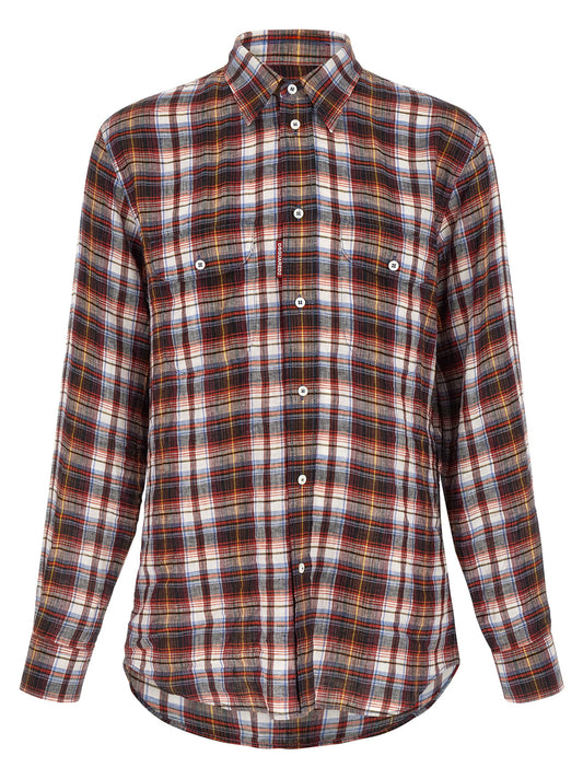 Multicolor Linen Blouse