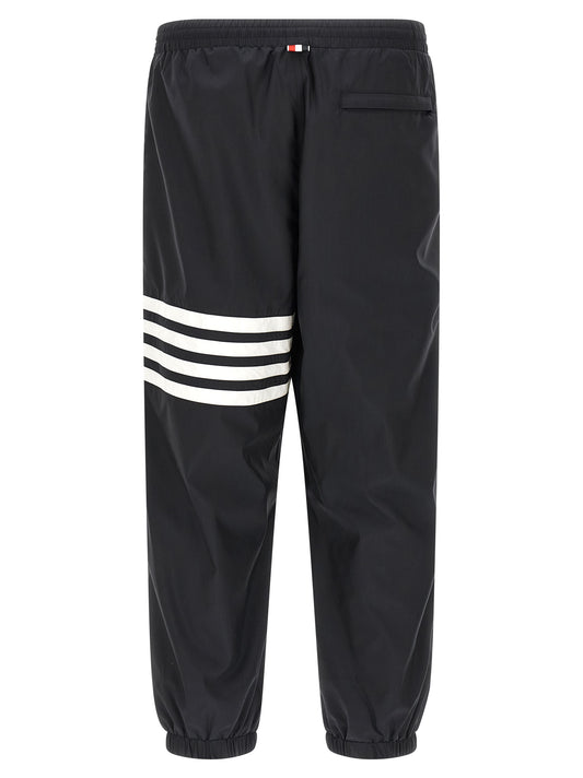 Blue Polyamide Joggers (Workout Pants)