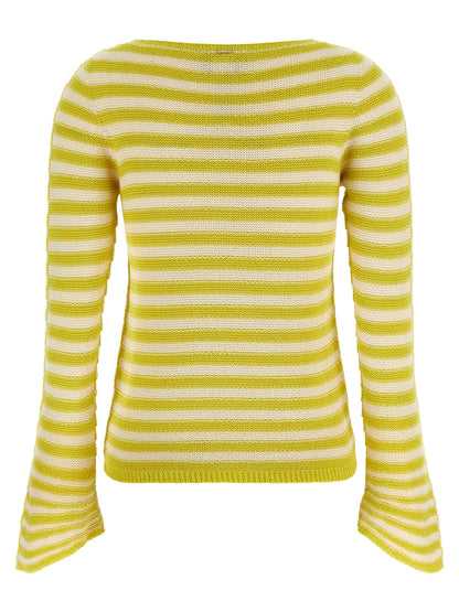 Bicolor Cotton Cardigan