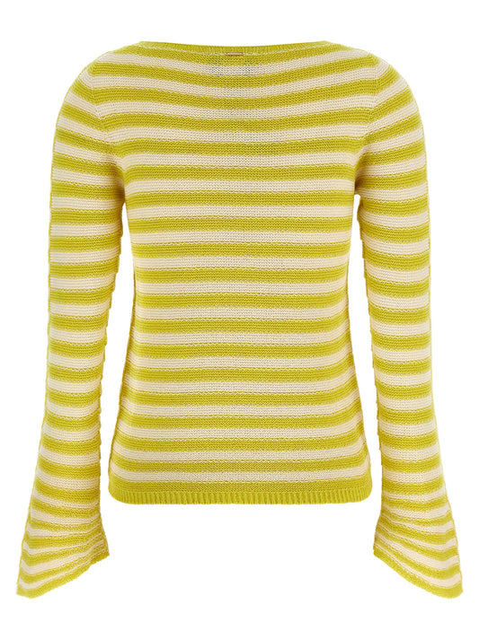 Bicolor Cotton Cardigan
