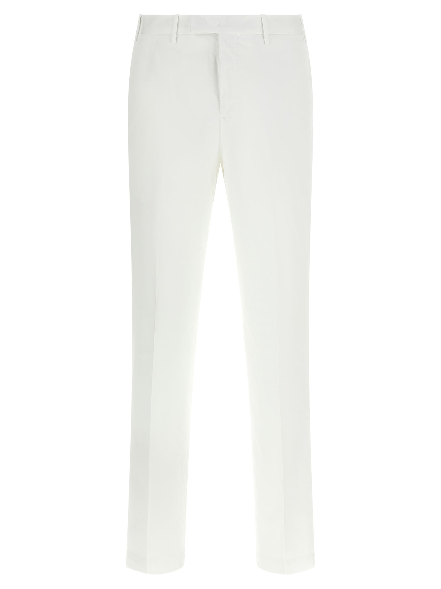 White Cotton Dress Pants
