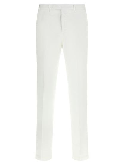 White Cotton Dress Pants