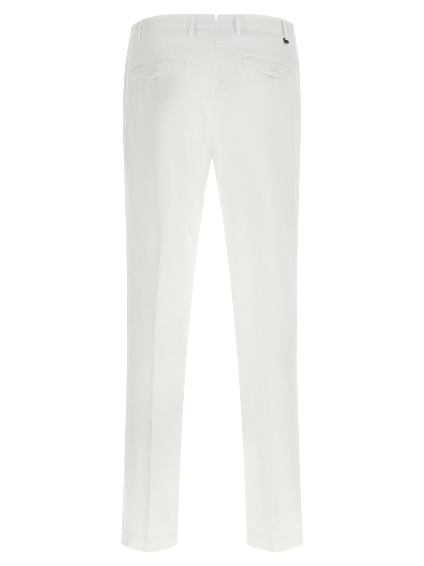 White Cotton Dress Pants