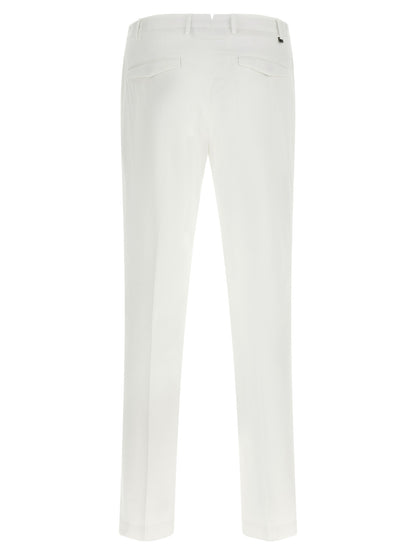 White Cotton Dress Pants