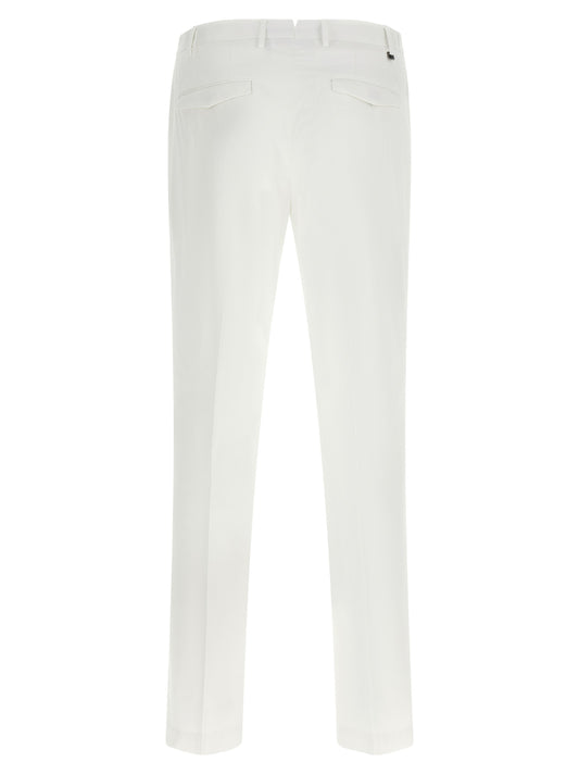 White Cotton Dress Pants