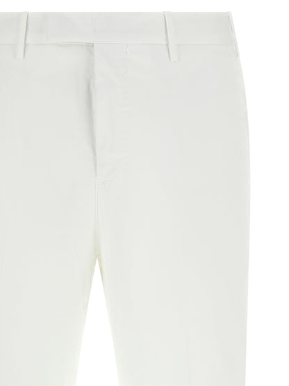 White Cotton Dress Pants